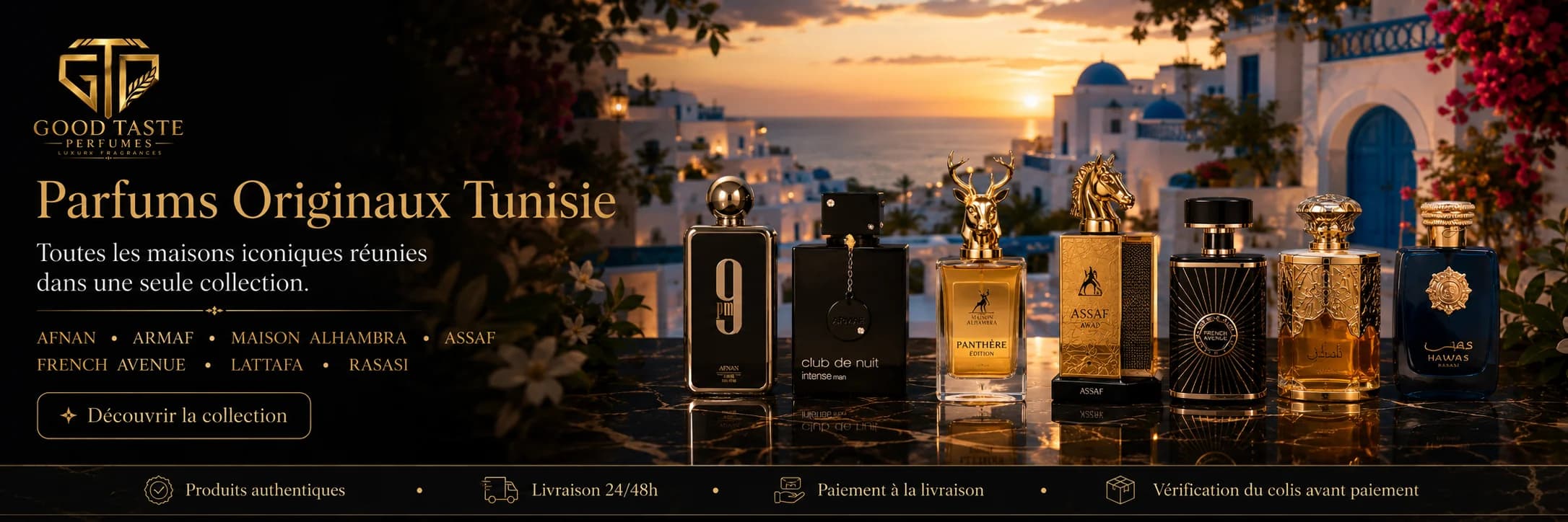 Parfums Originaux Tunisie — Toutes les maisons réunies dans une seule collection